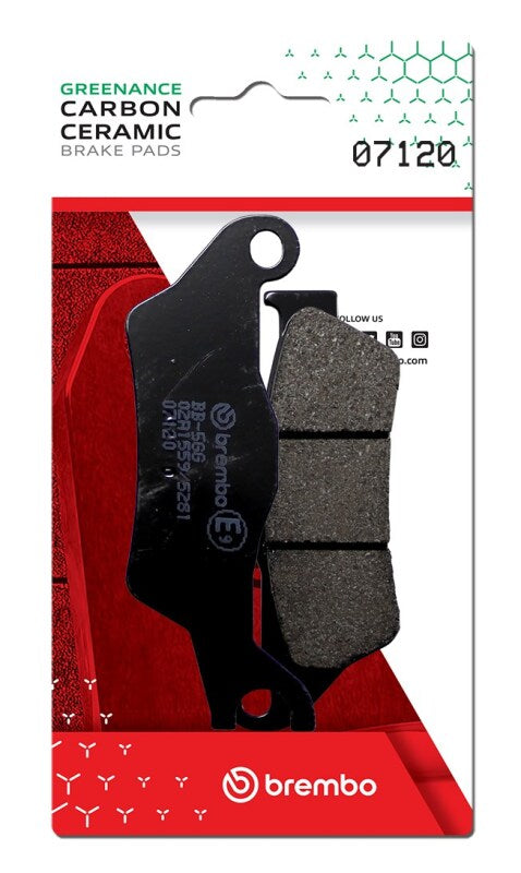 Brembo OE Aprilia Sr/Aprilia Sxr/Piaggio Typhoon Carbon Ceramic Brake Pad - Front 07120 07120 User 1