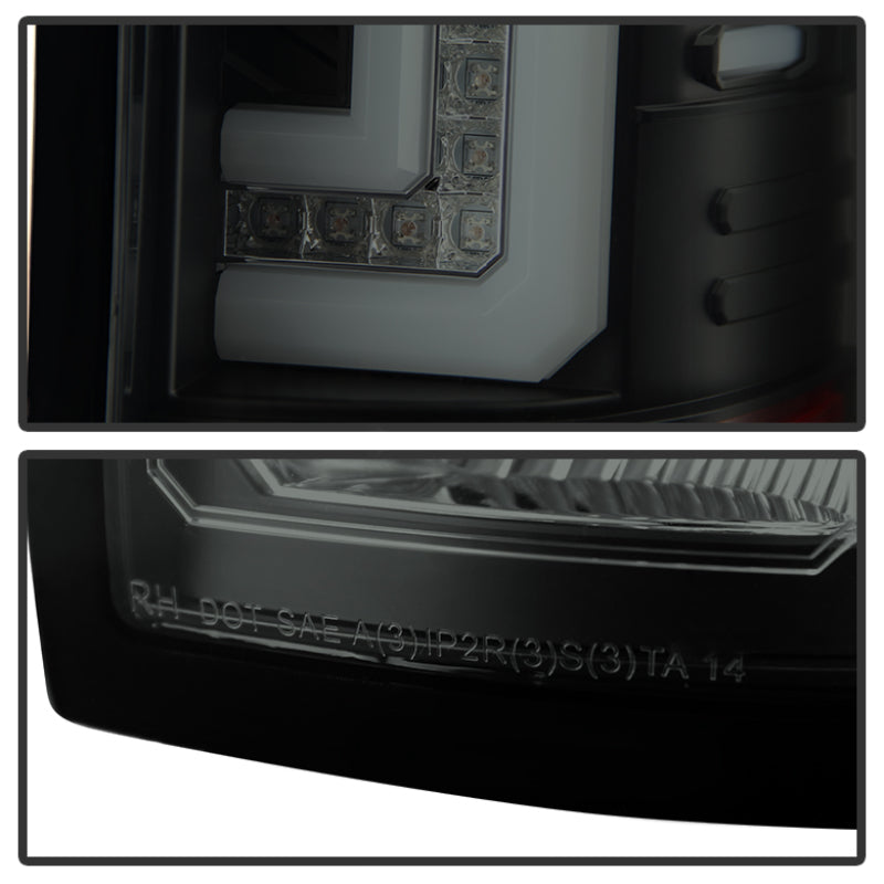 Spyder GMC Sierra 14-16 LED Tail Lights Black Smoke ALT-YD-GS14-LBLED-BSM 5080707 5080707 User 1
