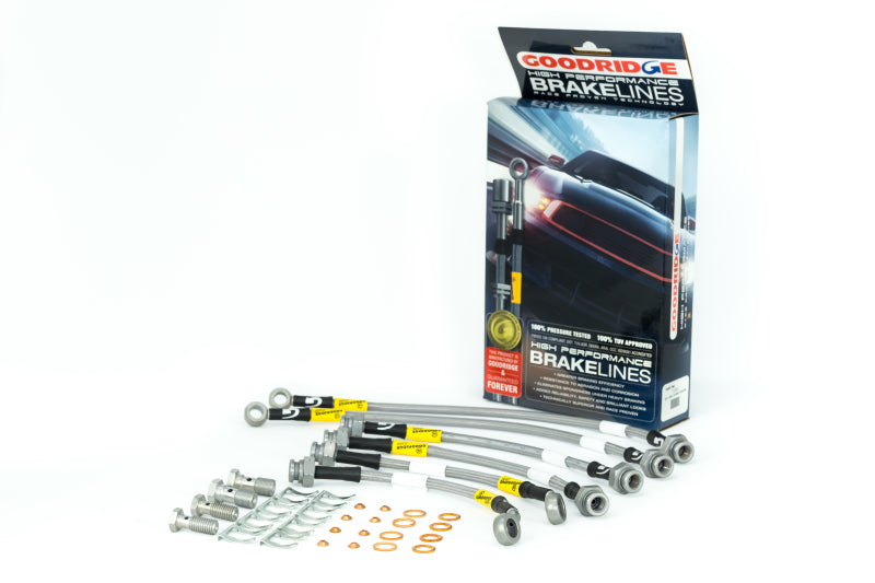 Goodridge 08-10 Chevy Cobalt SS Models w/ Brembo Calipers Stainless Steel Brake Lines Kit 12295 12295 Photo - Primary