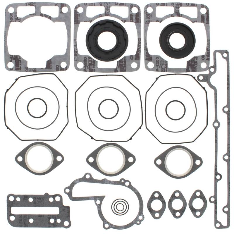 Vertex Pistons Vertex Gaskets 97-98 Polaris 600 XCR Complete Gasket Kit w/ Oil Seals 711206 711206 Photo - Primary