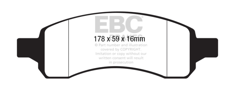 EBC Disc Brake Pad Set DP61761/2 Photo - Primary