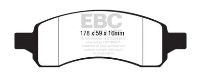 EBC Disc Brake Pad Set DP61761/2 Photo - Primary