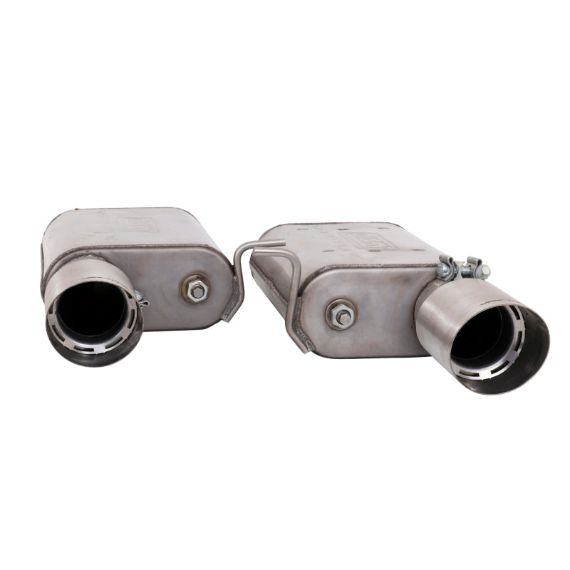 BBK Vari-Tune Axle Back Exhaust Kit 2 Adjustable Performance Mufflers 2-3/4 Pipe 4 in. Tips 41065 41065 User 2
