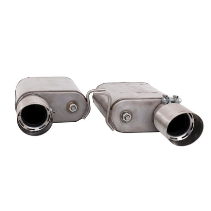 BBK Vari-Tune Axle Back Exhaust Kit 2 Adjustable Performance Mufflers 2-3/4 Pipe 4 in. Tips 41065 41065 User 2