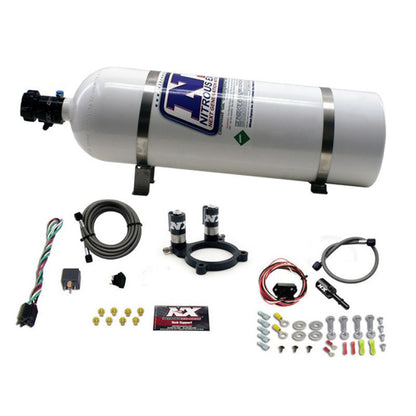 Nitrous Express Ford 3.5L/3.7L V6 Nitrous Plate Kit w/15lb Bottle 20952-15 20952-15 Photo - Primary