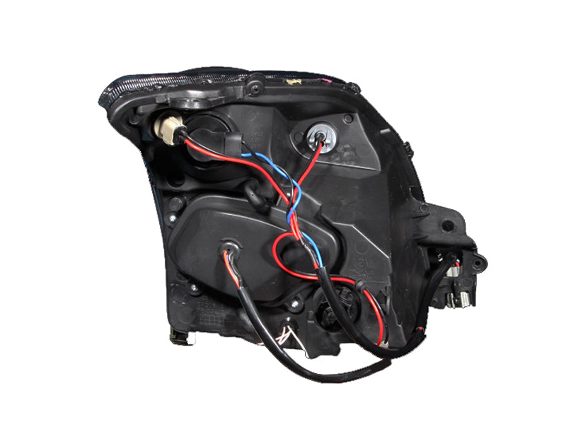 Anzo 2007-2012 Nissan Sentra Projector Headlights Black 121276 Photo - Mounted