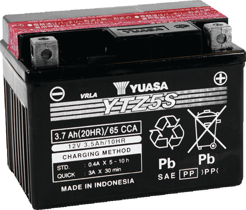 Yuasa Battery Yuasa Ytz5-Bs Yuasa Battery YUAM62TZ5 YUAM62TZ5 Photo - Primary