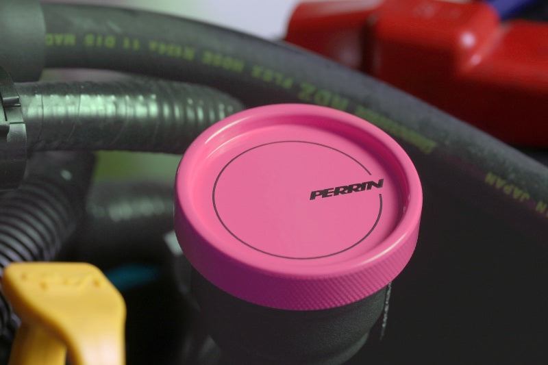 Perrin Performance Perrin 02-21 Subaru WRX / 2022 BRZ & GR86 / 04-21 STI / 00-18 Forester XT Oil Fill Cap - Hyper Pink PSP-ENG-711HP PSP-ENG-711HP User 1