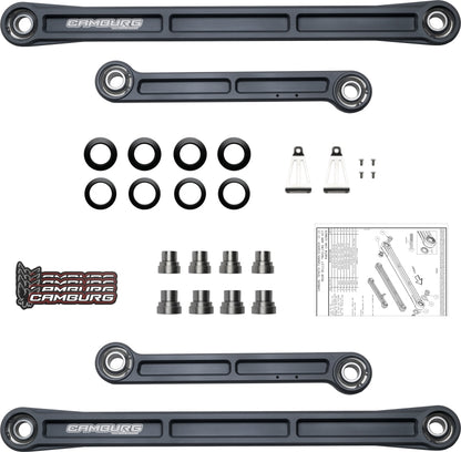 Camburg Toyota Tundra 2WD/4WD 22-23 KINETIK Series Rear Billet Trailing Arm Kit CAM-320029-GRY CAM-320029-GRY Photo - out of package