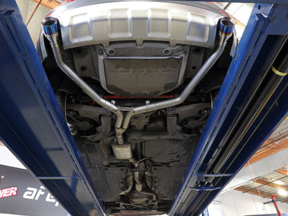 aFe MACH Force-Xp 13-16 Audi Allroad L4 SS Axle-Back Exhaust w/ Polished Tips 49-36437-P 49-36437-P Photo - Mounted