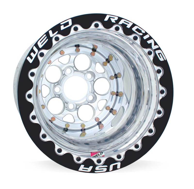Weld Magnum 2.0 15x10 / 5x4.50 BP / 5in BS Polished Wheel - Black Single Beadlock M/T 86P510210F 86P510210F User 1