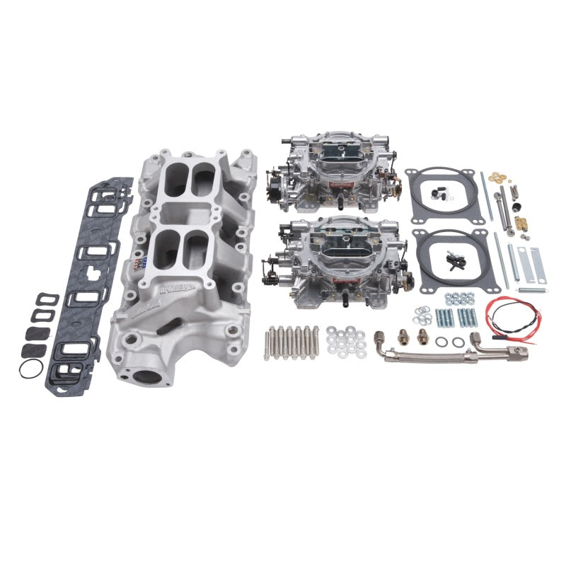 Edelbrock Dual Quad Kit RPM Air-Gap 289-302 Ford 2035 2035 Photo - Unmounted