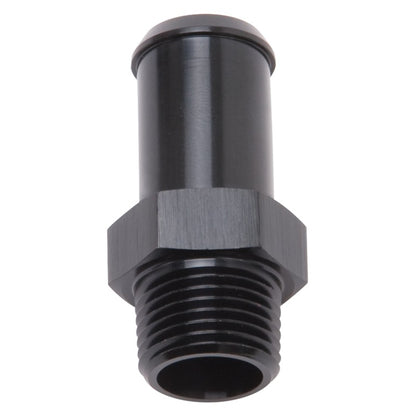 Edelbrock Hose End, Straight, 3/8" NPT TO 5/8" Barb, Black Anodize 8187 Photo - Primary