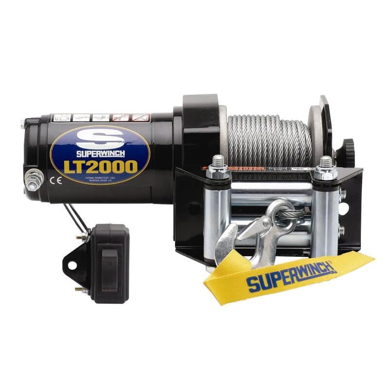 Superwinch 2000 LBS 12 VDC 5/32in x 49ft Steel Rope LT2000 Winch 1120210 1120210 Photo - Primary