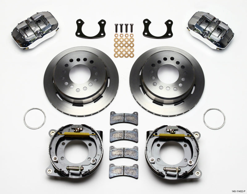 Wilwood Dynapro Low-Profile 11.00in P-Brake Kit - Polish New Big Ford 2.36in Offset 140-11402-P 140-11402-P Photo - Primary