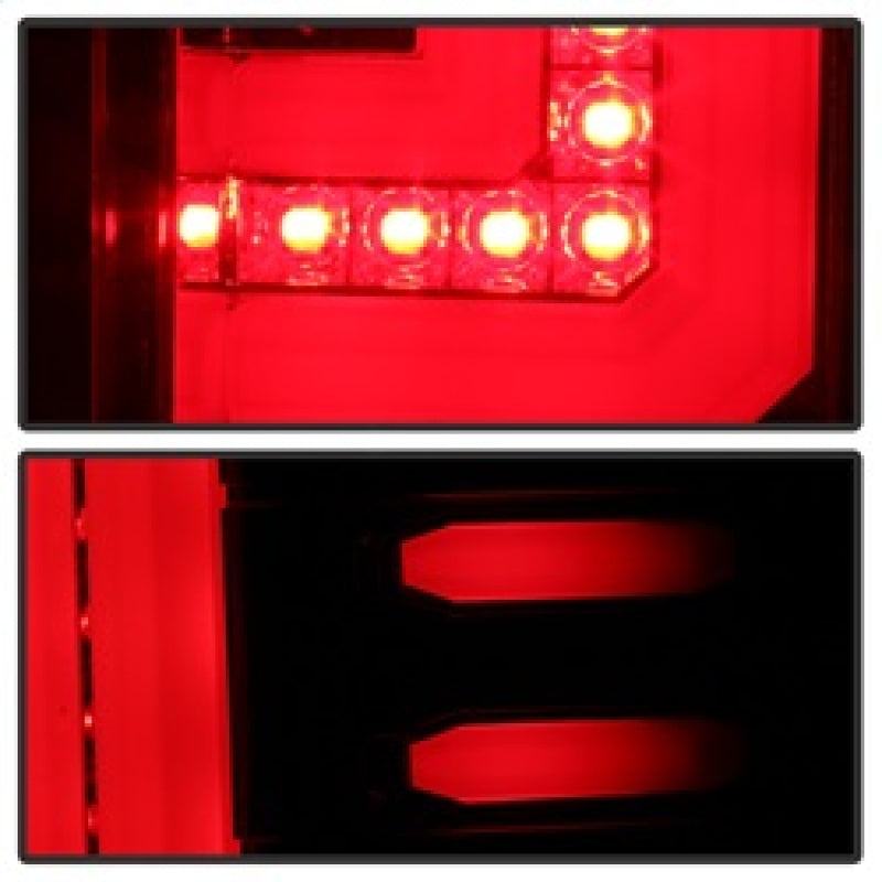 Spyder GMC Sierra 2016-2017 Light Bar LED Tail Lights - Red Clear ALT-YD-GS16-LED-RC 5083807 5083807 Photo - Unmounted