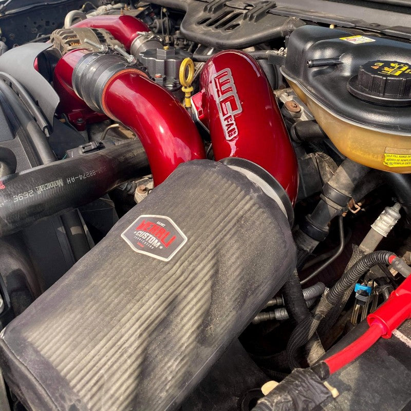 Wehrli 03-07 Ford 6.0L Powerstroke 4in Intake Kit - WCFab Red WCF100333-RED WCF100333-RED User 1