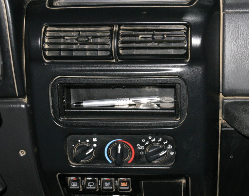 Tuffy Products Tuffy Stereo Dash Cutout Tray Black 150-01 150-01 Photo - Primary