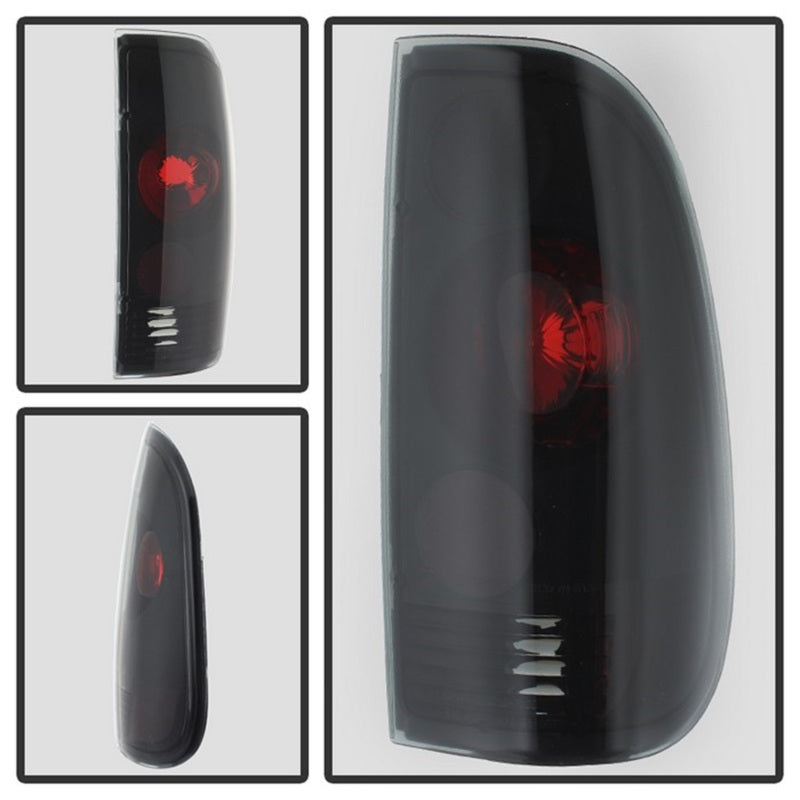 Spyder Ford F150 Styleside 97-03/F250/350/450/550 Euro Style Tail Lights Blk Smke ALT-YD-FF15097-BSM 5078162 5078162 Photo - Unmounted