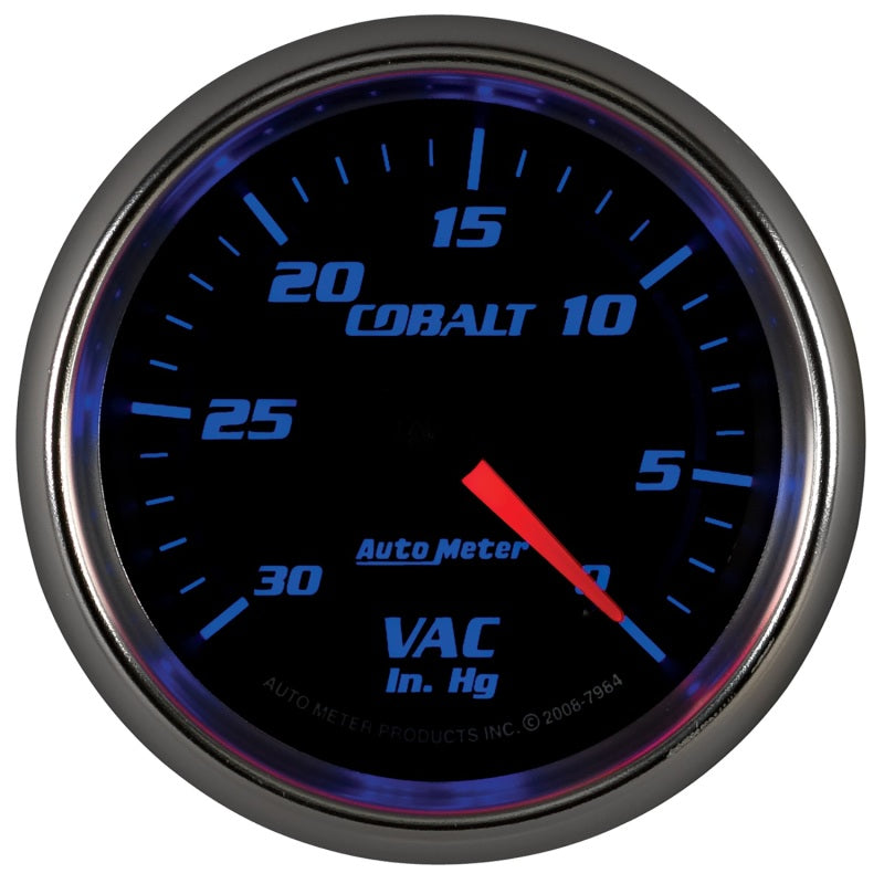 Autometer 2-5/8" Vacuum, 0-30 In Hg, Cobalt 7984 User 4