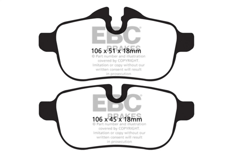 EBC Disc Brake Pad Set DP42046R Photo - Primary