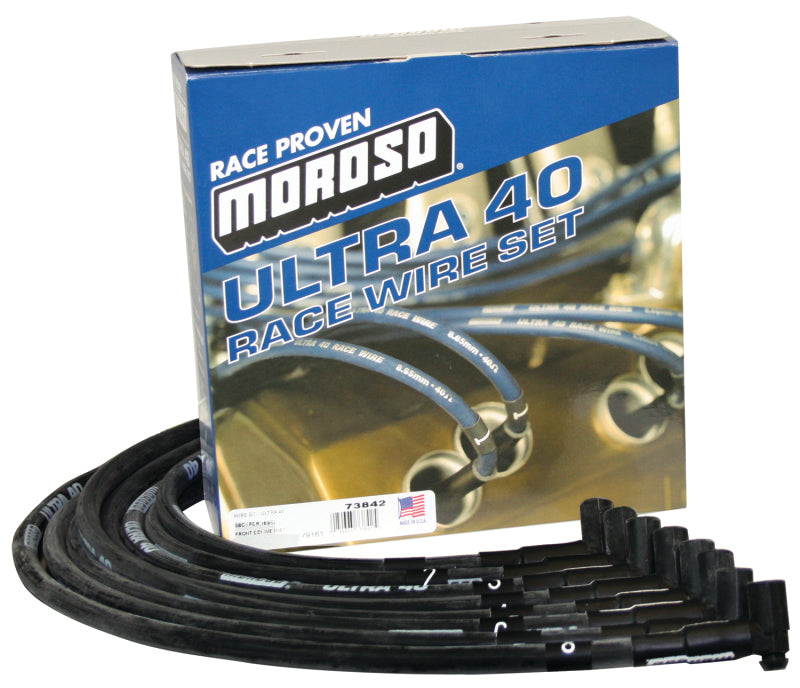 Moroso Wire Set, Ultra 40, Sleeved, SBC 73842 Photo - Primary