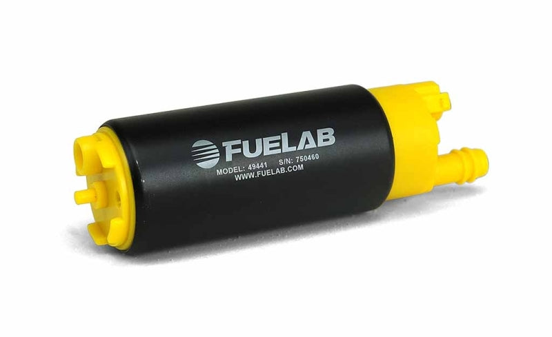 Fuelab 494 High Output In-Tank Electric Fuel Pump - 340 LPH In Offset From Out 49441 49441 User 1
