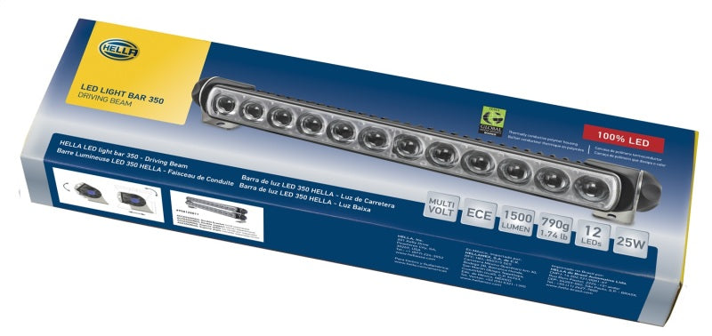 Hella Led Light Bar 350 / 14in Driving Beam - Clear 958040071 958040071 Photo - in package