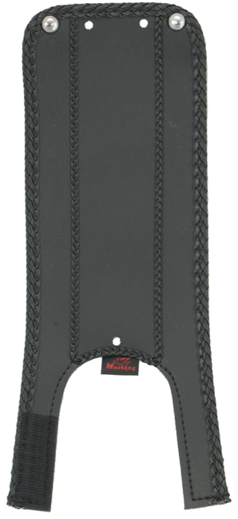 Mustang Motorcycle Mustang 00-17 Harley Softail w/Square Dash Tank Bib - Black 93155 93155 Photo - Primary