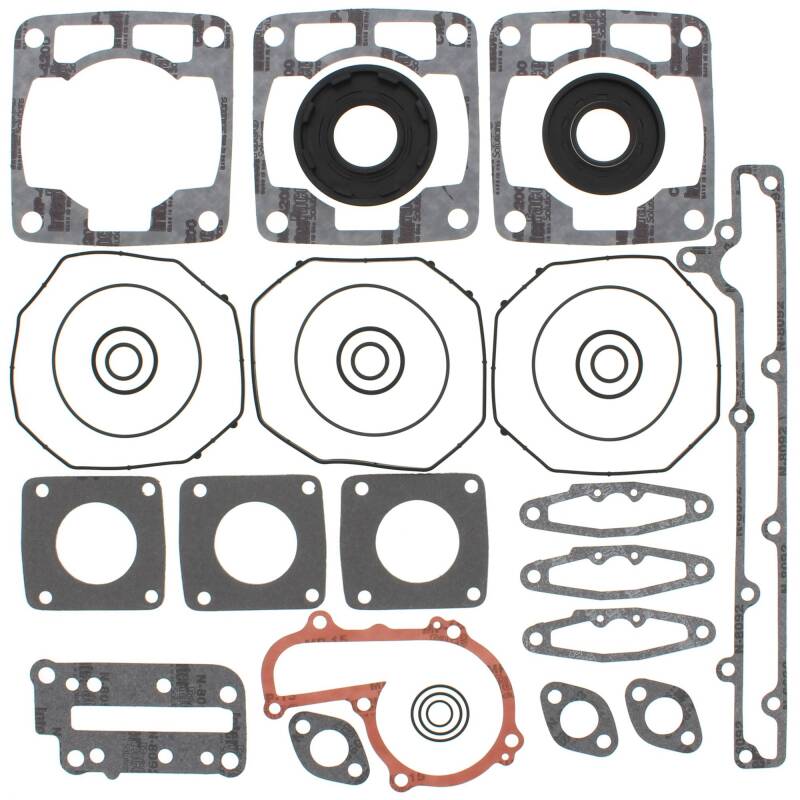Vertex Pistons Vertex Gaskets 99-03 Polaris 800 XCR Complete Gasket Kit w/ Oil Seals 711254 711254 Photo - Primary