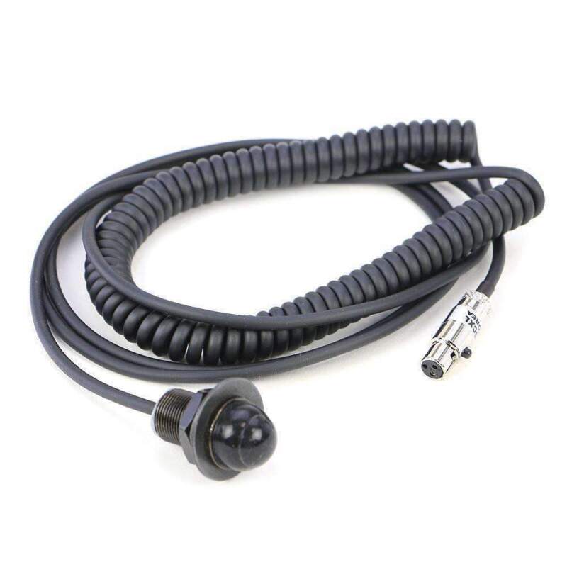 Rugged Radios Hole Mount Steering Wheel Push to Talk Cable (PTT) with Coil Cord for Intercoms PTT-HM-CCXL PTT-HM-CCXL Photo - Primary