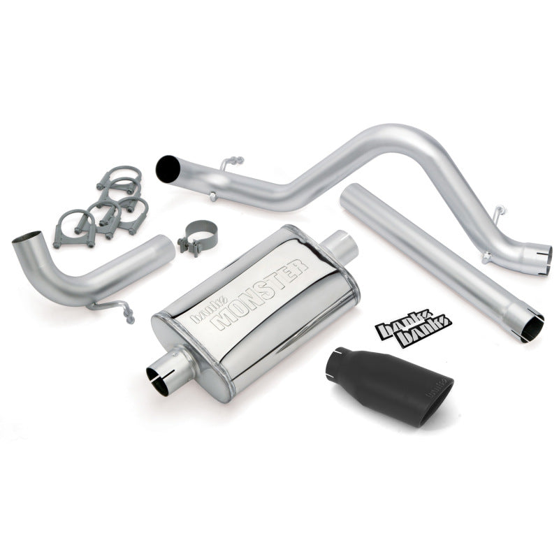 Banks Power 12-15 Jeep 3.6L Wrangler Unlimited - 4dr Monster Exh Sys - SS Single 51343-B Photo - Primary