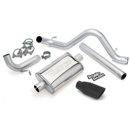 Banks Power 12-15 Jeep 3.6L Wrangler Unlimited - 4dr Monster Exh Sys - SS Single 51343-B Photo - Primary