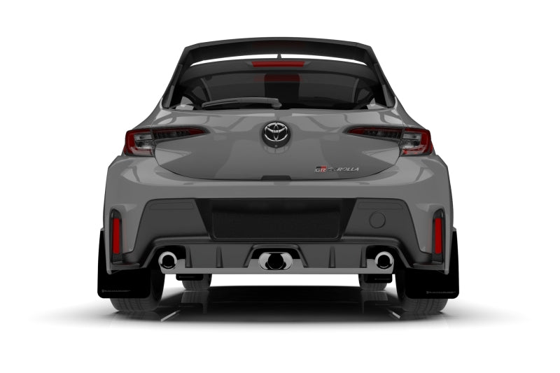 Rally Armor 23-24 Toyota GR Corolla Black Mud Flap w/ Light Blue Logo MF89-UR-BLK-NB MF89-UR-BLK-NB User 1