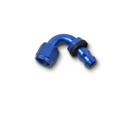 Russell Performance -6 AN Twist-Lok 120 Degree Hose End (9/16in Radius) 626000 626000 Photo - out of package