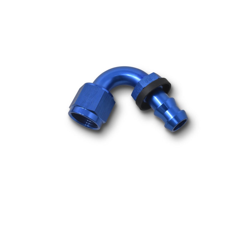Russell Performance -6 AN Twist-Lok 120 Degree Hose End (9/16in Radius) 626000 626000 Photo - out of package