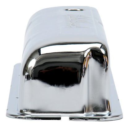 Edelbrock Valve Cover, Signature Series, Ford, 1958-1976 FE V8, Chrome 4462 Photo - out of package