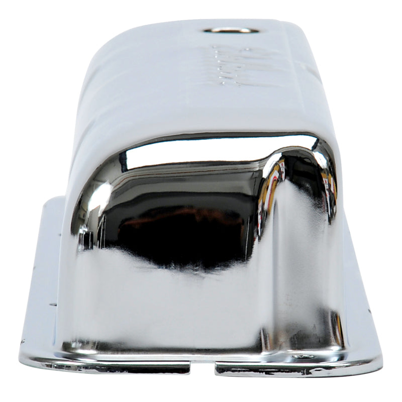 Edelbrock Valve Cover, Signature Series, Ford, 1958-1976 FE V8, Chrome 4462 Photo - out of package