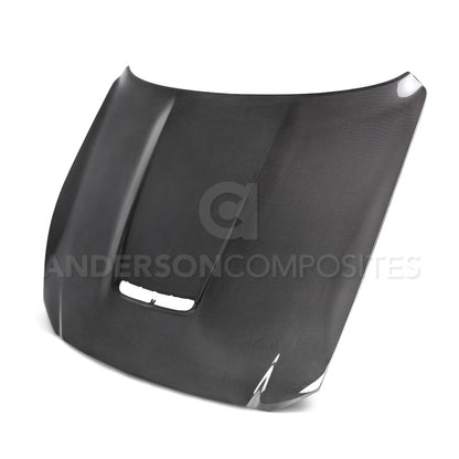 Anderson Composites 2015-2017 Ford Mustang Shelby GT350 Double Sided Carbon Fiber Hood AC-HD15FDMU350-OE-DS AC-HD15FDMU350-OE-DS Photo - Primary