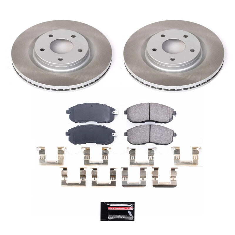 PowerStop Power Stop 2019 Nissan Sentra Front Semi-Coated Rotor Kit SC8327 SC8327 Photo - Primary
