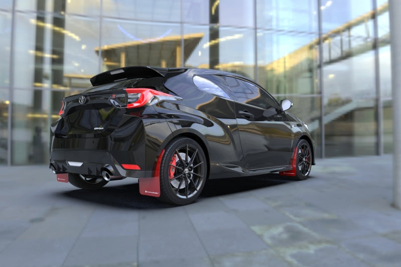 Rally Armor 20-22 Toyota GR Yaris Hatchback Red Mud Flap w/ White Logo MF74-UR-RD/WH MF74-UR-RD/WH User 1