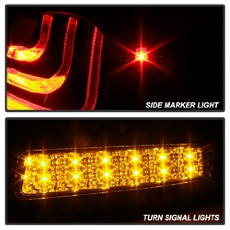 Spyder 07-11 Lexus GS 350 LED Tail Lights Black ALT-YD-LGS06-LED-BK 5082596 5082596 Photo - Unmounted