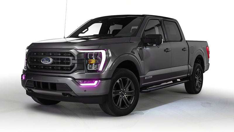 ORACLE Lighting Oracle 21-22 Ford F-150 ColorSHIFT RGB+W Fog Light DRL Upgrade Kit w/ No Controller 1462-334 1462-334 Photo - Mounted