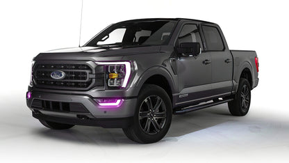 ORACLE Lighting Oracle 21-22 Ford F-150 ColorSHIFT RGB+W Fog Light DRL Upgrade Kit w/ No Controller 1462-334 1462-334 Photo - Mounted
