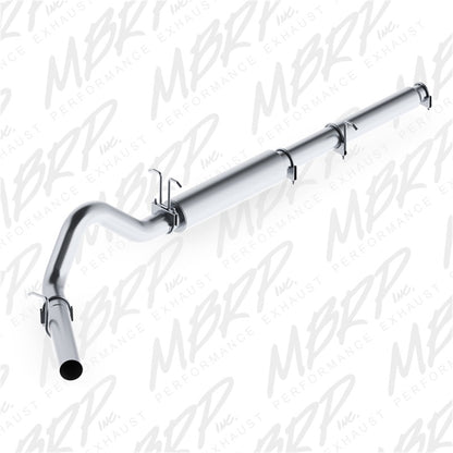 MBRP 1999-2004 Ford F-250/350 V-10 Cat Back 4in Single Side AL P Series S5206P Photo - Primary
