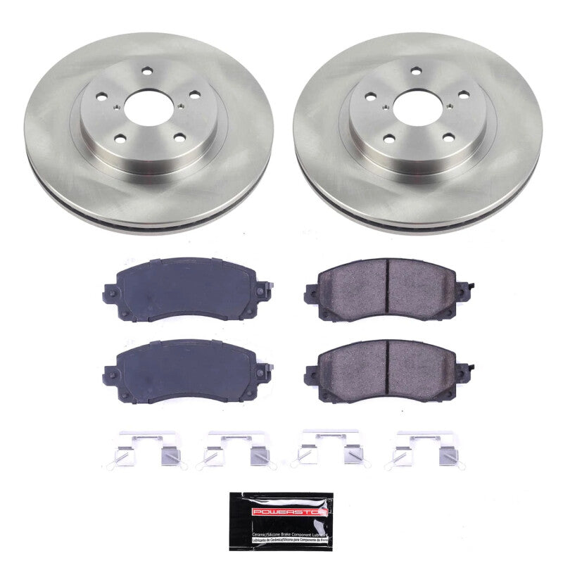PowerStop Power Stop 19-22 Subaru Forester Front Semi-Coated Rotor Kit SC8480 SC8480 Photo - Primary
