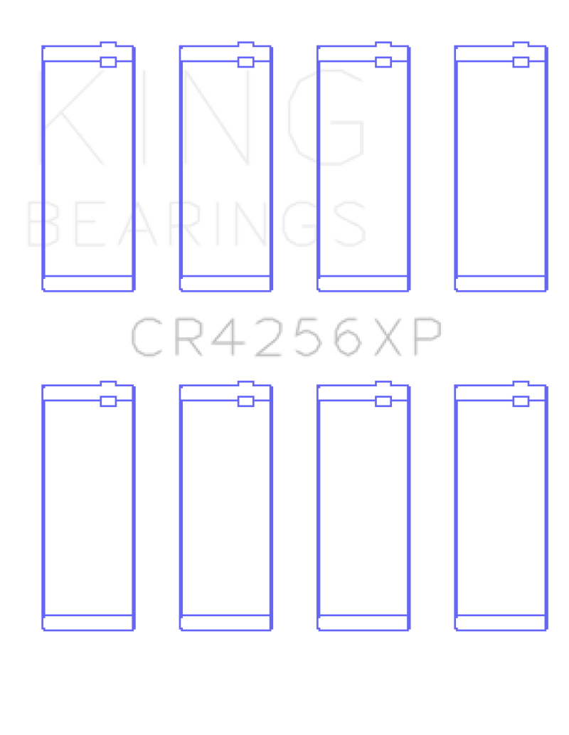 King Engine Bearings King 03-05 Dodge Neon SRT4 2.4L (Size .026 Oversized) Performance Rod Bearing Set CR4256XP.026 CR4256XP.026 Photo - Primary
