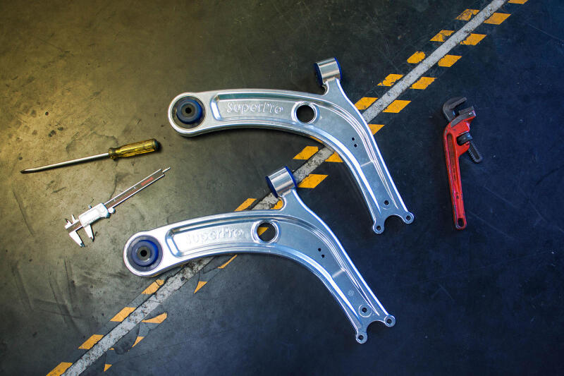 SuperPro Front Control Arm Lower Complete Assembly Performance ALOY0018K Photo - lifestyle view