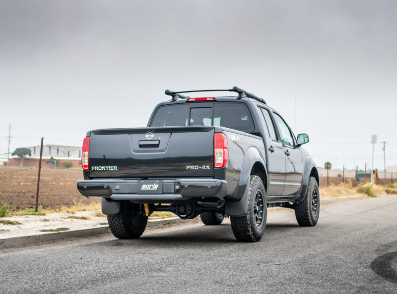 Borla 05-19 Nissan Frontier 4.0L V6 AT/MT Regular Cab S-type Exhaust (2wd/4wd) - Black Chrome Tip 140802BC 140802BC Photo - Close Up
