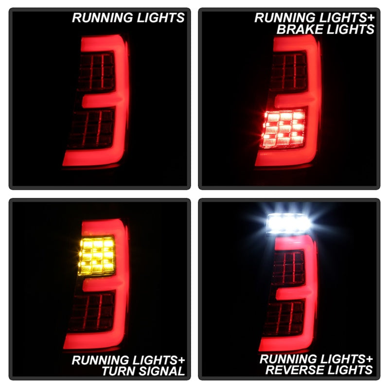 Spyder 99-04 Jeep Grand Cherokee - Light Bar Led Tail Lights - Black - ALT-YD-JGC99V3-BK 5086143 5086143 Photo - Unmounted